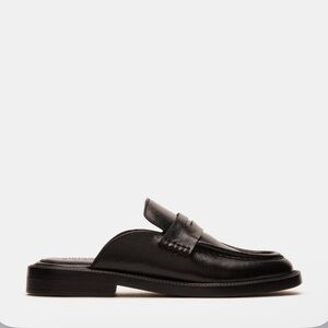 Steve Madden Men's Classic Black Slip-On Loafers